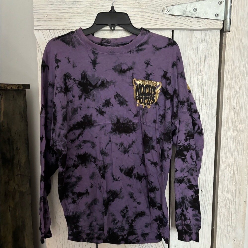 Disney Purple and Black Tie-Dye Spirit Jersey